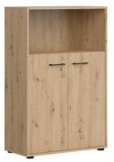 Nizka omara z predalom in ključavnico Space offices 