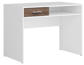 Pisalna miza Nepo Plus - Bela/samostanski hrast