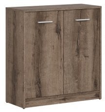 Dvovratna komoda Nepo Plus - Samostanski hrast
