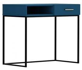Pisalna miza s kovinskimi nogami Modeo - Temno modra