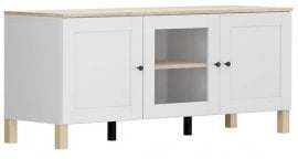 TV komoda trivratna Modeo - Bela