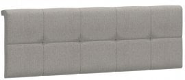 Tapecirano vzglavje za posteljo Tetrix - 120x200 cm - siv
