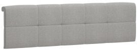 Tapecirano vzglavje za posteljo Tetrix - 160x200 cm - siv