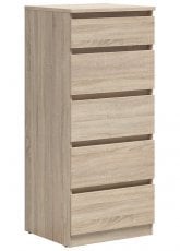 Ozka komoda Tetrix - Sonoma hrast