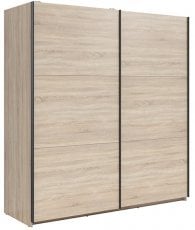 Garderobna omara z drsnimi vrati Tetrix 183 cm - Sonoma hrast