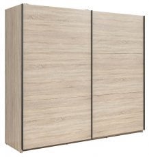 Garderobna omara z drsnimi vrati Tetrix 220 cm - Sonoma hrast