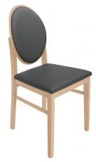 Black Red White - Jedilni stol Bernardin - Naravni hrast/siv
