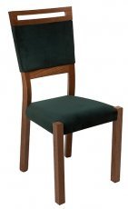 Black Red White - Jedilni stol Gent 2 - Aprilski hrast/zelen
