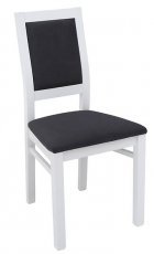 Black Red White - Jedilni stol Porto - Bel/črn