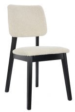 Jedilni stol Keila - Črna/bež