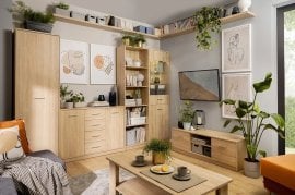 Komplet za otroško sobo, spalnico, hodnik Nepo Plus - sonoma hrast