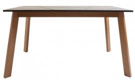 Raztegljiva jedilna miza Forn - Stirling hrast/črna