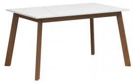 Raztegljiva jedilna miza Forn - Stirling hrast/bela sijaj