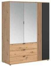 Garderobna omara z ogledalom Vabres