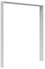 Maskirna letvica za garderobna omara Tetrix 153 cm - bela sijaj