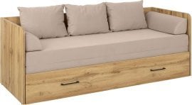 Dvižna postelja Tetrix - 80/160x200 - votan hrast/Modone 9702