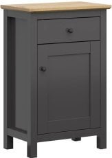 Komoda Hesen 66 cm - grafit/artisan hrast