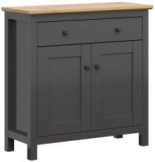 Komoda Hesen 101 cm - grafit/artisan hrast