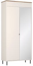 Garderobna omara z ogledalom Evo 2D