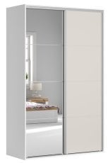 Garderobna omara z drsnimi vrati in ogledalom Flex Set №245 - 150 cm