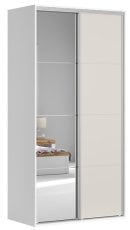 Garderobna omara z drsnimi vrati in ogledalom Flex Set №246 - 120 cm