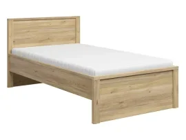 Postelja Kaspian 120T - 120x200 cm - hrast mauvella 