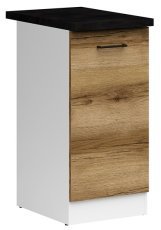 Spodnja omara Junona Line leva 40 cm (delovna plošča) - delano hrast