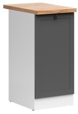 Spodnja omara Junona Line leva 40 cm (delovna plošča) - grafit 