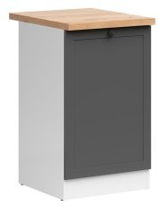 Spodnja omara Junona Line desna 50 cm (delovna plošča) - grafit