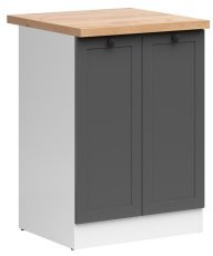 Spodnja omara Junona Line 60 cm (delovna plošča) - grafit