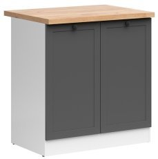 Spodnja omara Junona Line 80 cm (delovna plošča) - grafit