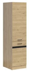 Visoka kuhinjska omara Junona Line leva 50 cm - hrast bernstein