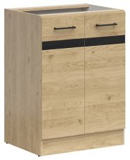 Spodnja omara Junona Line 60 cm (brez delovne plošče) - hrast bernstein