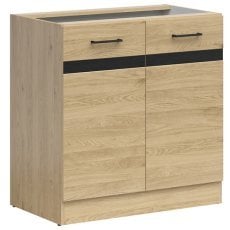 Spodnja omara Junona Line 80 cm (brez delovne plošče) - hrast bernstein