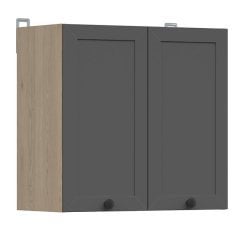 Zgornja omara Junona Line 60 cm - hrast bernstein/grafit