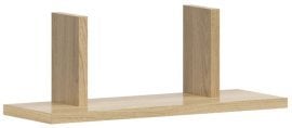 Stenska polica Junona Line 40 cm - hrast bernstein