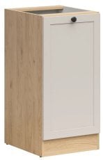 Spodnja omara Junona Line leva 40 cm (brez delovne plošče) - hrast bernstein/uni kašmir