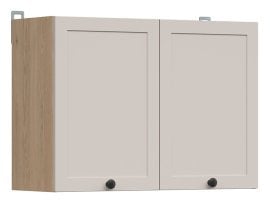 Zgornja omara Junona Line 80 cm - hrast bernstein/uni kašmir