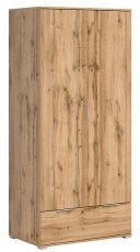 Garderobna omara Zele 90 cm - hrast votan