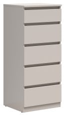 Ozka komoda Tetrix 50 cm - kašmir