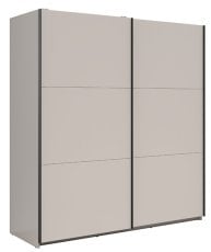 Garderobna omara z drsnimi vrati Tetrix 183 cm - kašmir