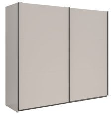 Garderobna omara z drsnimi vrati Tetrix 220 cm - kašmir
