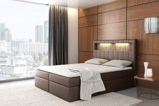 Meble Gruška - Boxspring postelja Aspen - 180x200 cm