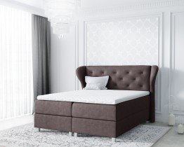 Meble Gruška - Boxspring postelja Bakarat - 140x200 cm