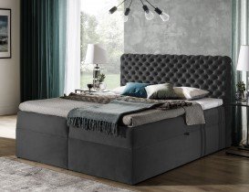 Meble Gruška - Boxspring postelja Chesterfield - 200x200 cm