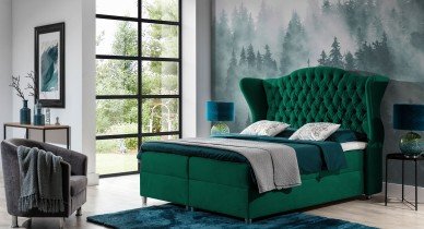 Meble Gruška - Boxspring postelja Livia - 140x200 cm