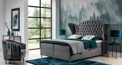 Meble Gruška - Boxspring postelja Livia - 140x200 cm