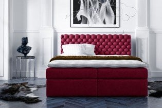 Meble Gruška - Boxspring postelja Piano - 200x200 cm