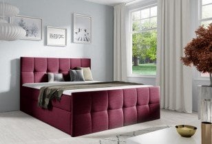 Meble Gruška - Boxspring postelja Charlotte - 200x200 cm