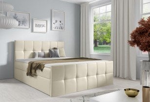 Meble Gruška - Boxspring postelja Charlotte - 200x200 cm